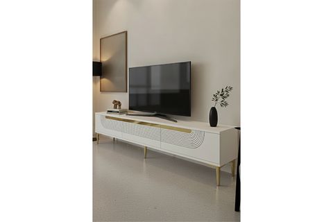MEYRA TV SEHPASI, BEYAZ GOLD, 180 CM, TSA1805BG