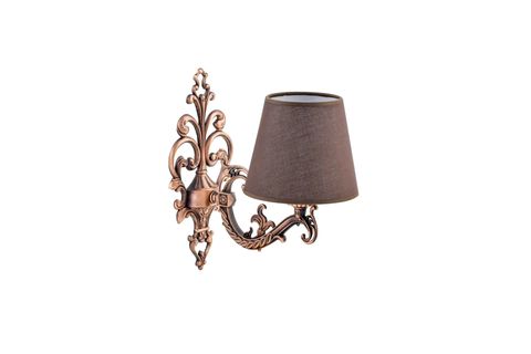 ZAMAK APLİK, BAKIR KAPLAMALI KAHVERENGİ ŞAPKALI