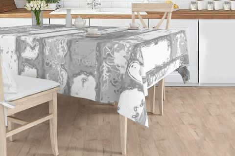 MERMER DESENLİ MASA ÖRTÜSÜ 140X140