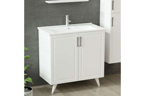 SANYA BANYO DOLABI AY2K135, BEYAZ, 85CM