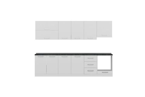 MİNAR BASİC 300 CM MUTFAK DOLABI BEYAZ 300-B9
