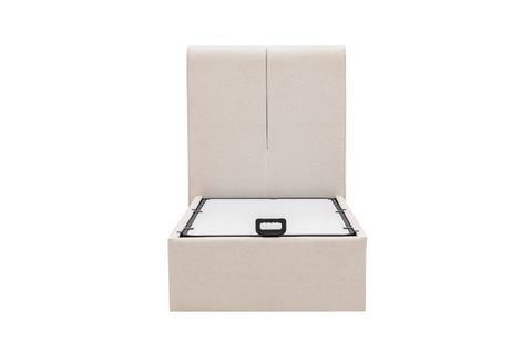 LUNA TOTE BAZA BAŞLIK YATAK SETİ, KREM, 100X200