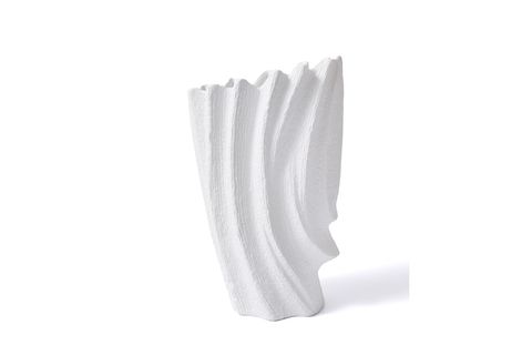 THE MİA LİCİA SERAMİK VAZO, BEYAZ 29X19X47 CM