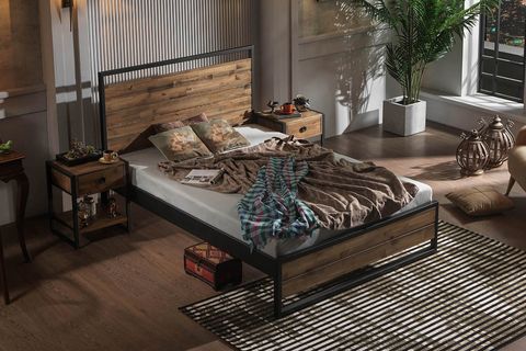 ARİANE METAL KARYOLA, SİYAH, 120X200