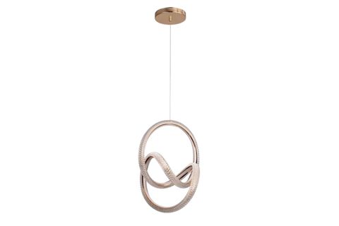 LOYA LED AVİZE, GOLD, 40 CM
