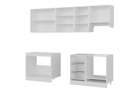 MİNAR 255 CM MUTFAK DOLABI BEYAZ 255 B13