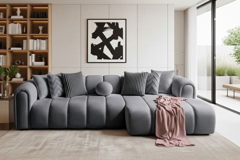 OSLO KÖŞE KOLTUK, SAĞ, KOYU GRİ