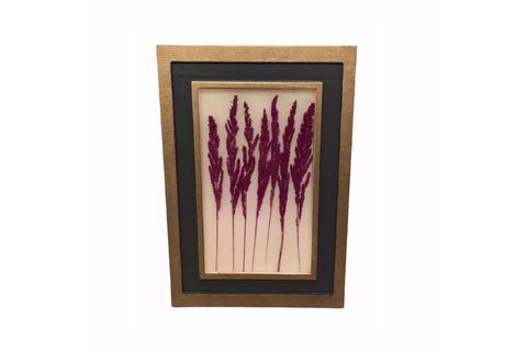 KURUTULMUŞ BİTKİ PEMBE ÇİÇEK TABLO