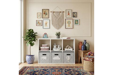 BABY DARLİNG ALTI BÖLMELİ KEÇELİ ORGANİZER DOLAP