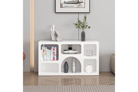 BOHEM MEBRAN KİTAPLIK, BEYAZ, 90 CM