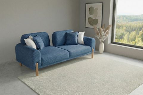 STOCKHOLM SIRT MEKANİZMALI KOLTUK TAKIMI, LACİVERT