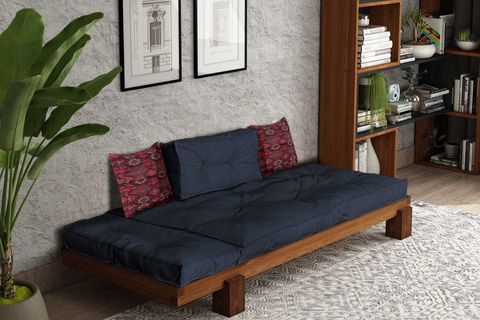 WOODESK ARİN MASİF SEDİR, TİK-LACİVERT RENK, CPT8378-200