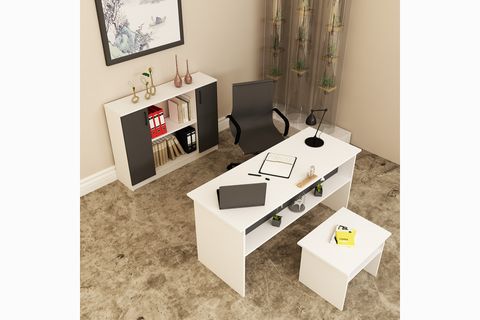 KALENDER DEKOR MERKÜR-1-2-5 OFİS BÜRO MASA TAKIMI, MRK14