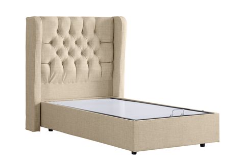 RİGA BAZA BAŞLIK VE COMFORT YATAK SETİ, KREM, 120X200