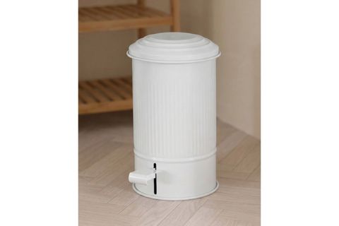 THE MİA STRİPE MUTFAK VE BANYO ÇÖP KOVASI, BEYAZ, 5 LT