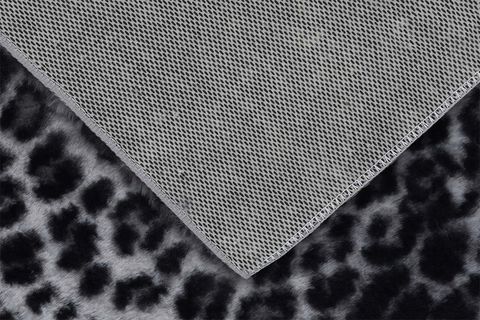 LEOPAR POST MAKİNE HALISI, GRİ, 80X300