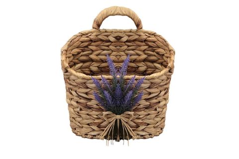 LAVANTALI HASIR KAPI SEPETİ, 29CM