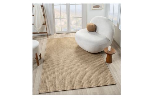 ESSE HAV TOZ VERMEZ KOLAY TEMİZLENEN HASIR DOKU SİSAL HALI, KAHVE, 160X250, 667