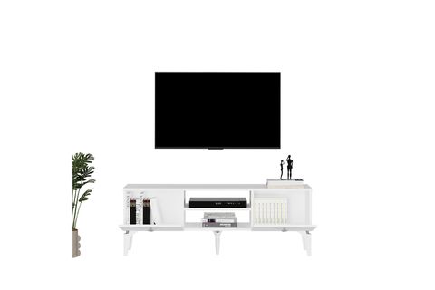 YENGİ TV ÜNİTESİ, BEYAZ GÜMÜŞ