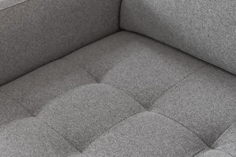 NORMOD ÜÇLÜ KOLTUK, GRİ, METAL SİYAH AYAK