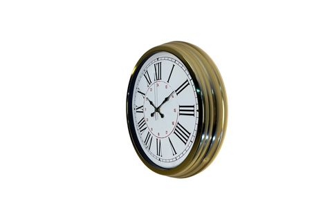 GOLD METAL ROMA RAKAMLI DUVAR SAATİ 40 CM