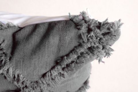 DİAMOND PÜSKÜLLÜ PAMUK KIRLENT KILIFI, ANTRASİT