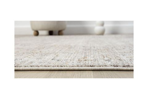 VİNTAGE ESKİTME DESENLİ DOKUMA MAKİNE HALISI, BEJ, 200X305, 10204