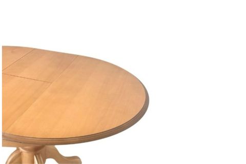 ROMA AHŞAP NATURAL AÇILIR MASA, 100X100