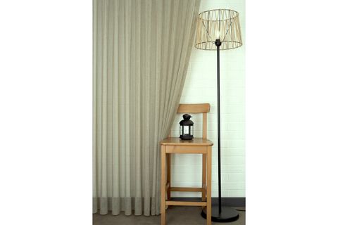 MASSARELLİ KETEN TÜL HAKİ PİLESİZ 200X260