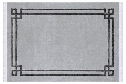 PIRLANTA PLUS MAKİNE HALISI, GRİ, 4, 80X150