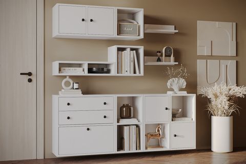 BK ÇOK AMAÇLI DOLAP, DUVARA MONTE ÜST MODÜL, KBR