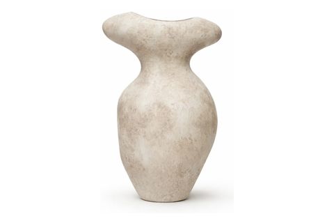 TERRACOTTA GÖVDE ŞEKİLLİ DEKORATİF VAZO