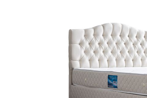 ZÜMRÜT NEW BAZA BAŞLIK VE ORTHOSOFT YATAK SETİ, KREM, 120X200