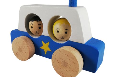 AHŞAP OYUNCAK, POLİS ARABASI