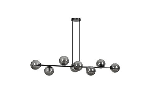 BAŞAK SEKİZLİ AVİZE, FÜME CAMLI