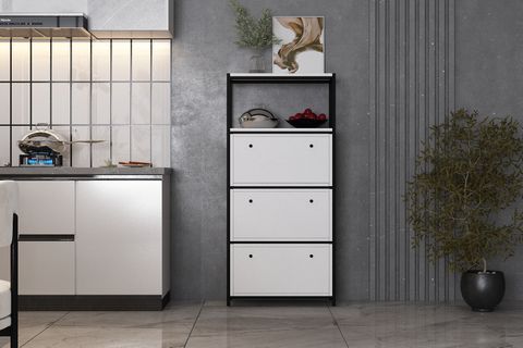 BKC ÇOK AMAÇLI DOLAP, 5 KATLI, BEYAZ, ÇAD-1023