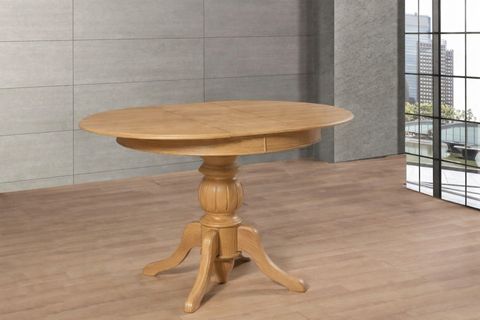 RUSTİK BABA AYAK AÇILIR MASA, 110X110, MEŞE