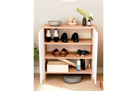 BOHA BOHEM MDF MEMBRAN KAPAKLI ÇOK AMAÇLI DOLAP, BEYAZ ÇAM