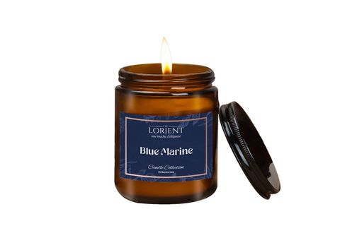 LORİENT BLUE MARİNE OKYANUS KAVANOZ SOYA MUM, 200 GR
