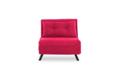 PAFU SANDO TEKLİ SIRTI 5 KADEMELİ KATLANIR YATAKLI KOLTUK FUŞYA