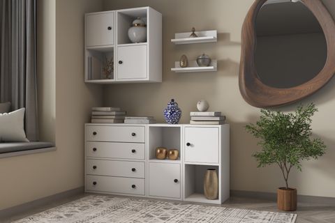 BK ÇOK AMAÇLI DOLAP, 4 KAPAKLI, KBR