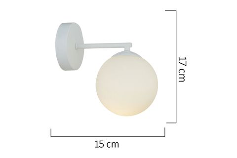 APLİQA ELVİN KÜRE APLİK, BEYAZ