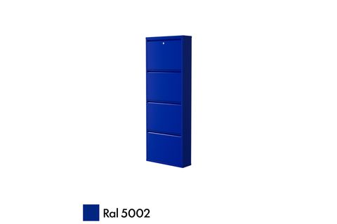 VEGA KİLİTLİ METAL AYAKKABILIK, LACİVERT, 4 KAPAKLI