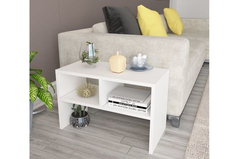 DEKORSTİLİM C SEHPA, BEYAZ