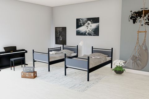 STAR RANZA, SİYAH ANTRASİT GRİ, 90X190, GM 128