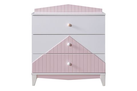 FETHİYE ŞİFONYER, PEMBE, 3 ÇEKMECELİ