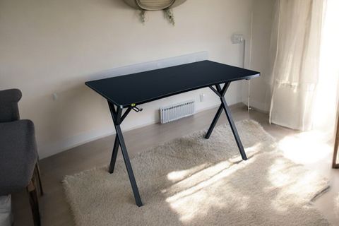 HEY GAMİNG PROFESYONEL OYUNCU MASASI, SİYAH, 120 CM