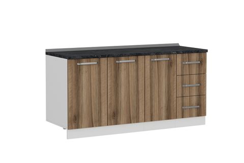 MİNAR 170 CM MUTFAK DOLABI BEYAZ DORE 170-D1 -ALT MODÜL
