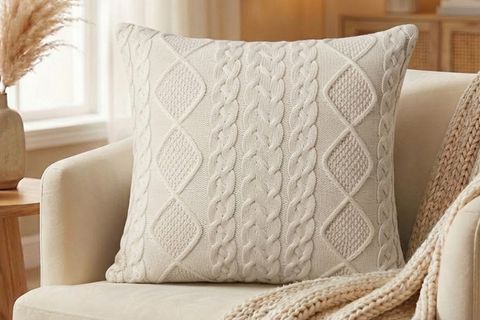 TRİKO PAMUK KIRLENT KILIFI, KREM