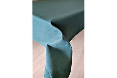 KETEN GÖRÜNÜMLÜ MASA ÖRTÜSÜ, CAM GÖBEĞİ, 140X240